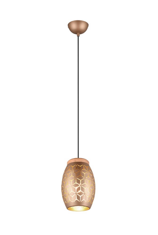 Bruine hanglamp Bidar design Trio 4017807579024