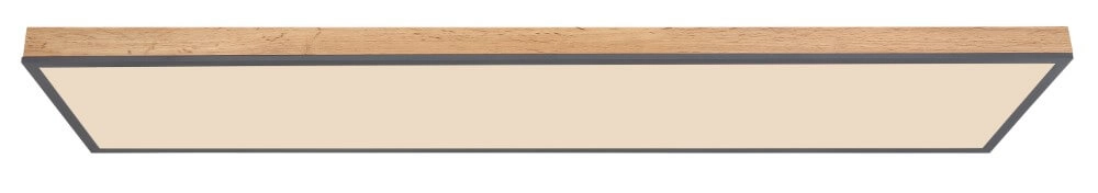 Houten led plafondlamp Doro 120x30cm Globo 9007371428014