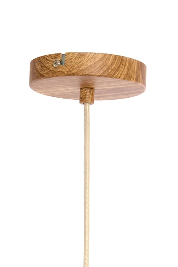 Hanglamp Dania lichte hout print Ø 16cm Light & Living 8717807743345