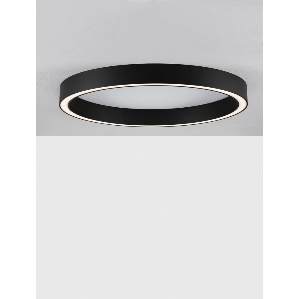 Design plafondlamp Sting zwart Ø 80cm Lyora 5212017437501