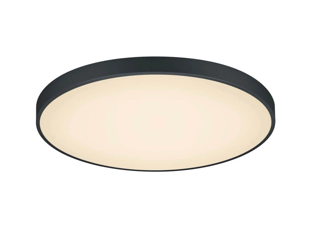 Zwarte plafonniere Waco Ø 75cm Trio 4017807525090