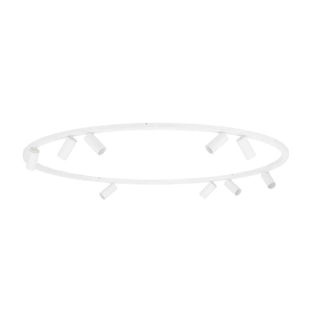 Cirkel opbouwspots Fourty 9x GU10 - wit Lyora 5903139119511