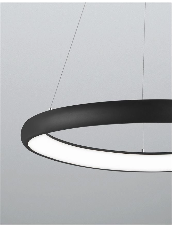 Design hanglamp Albi zwart Ø 81cm Lyora 5212017416865
