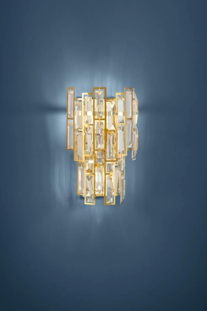 Kroonluchter wandlamp chroom Calmeilles goud Stars of Light 9002759396152