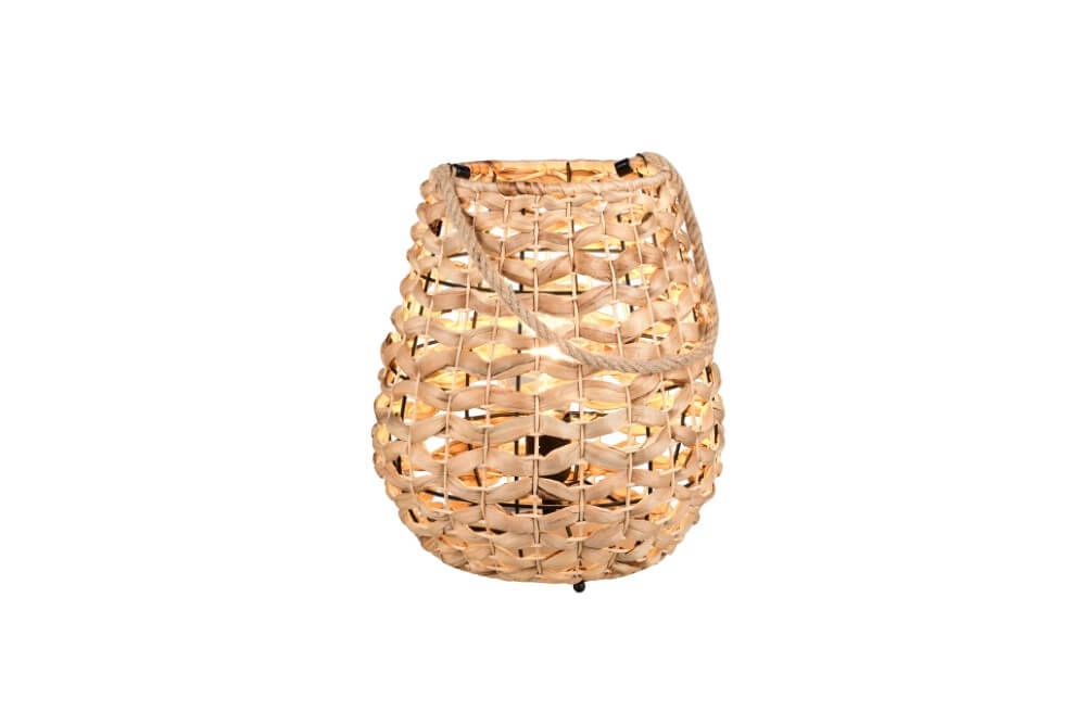 Landelijke tafellamp Jean Ø 29cm rotan Trio 4017807637687