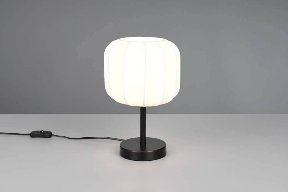 Witte design tafellamp Madleine Ø 20cm Trio 4017807638233