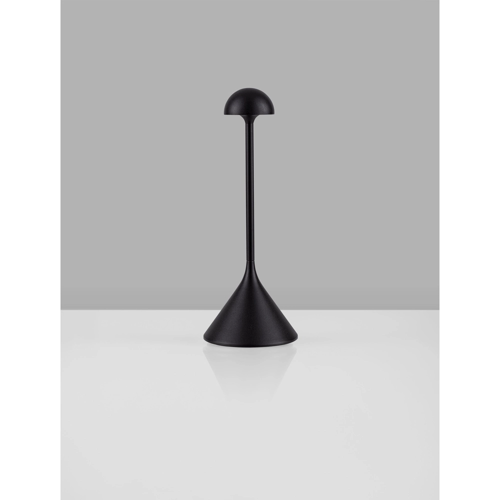 Tafellamp Dalt zwart oplaadbaar met USB Lyora 5212017477026