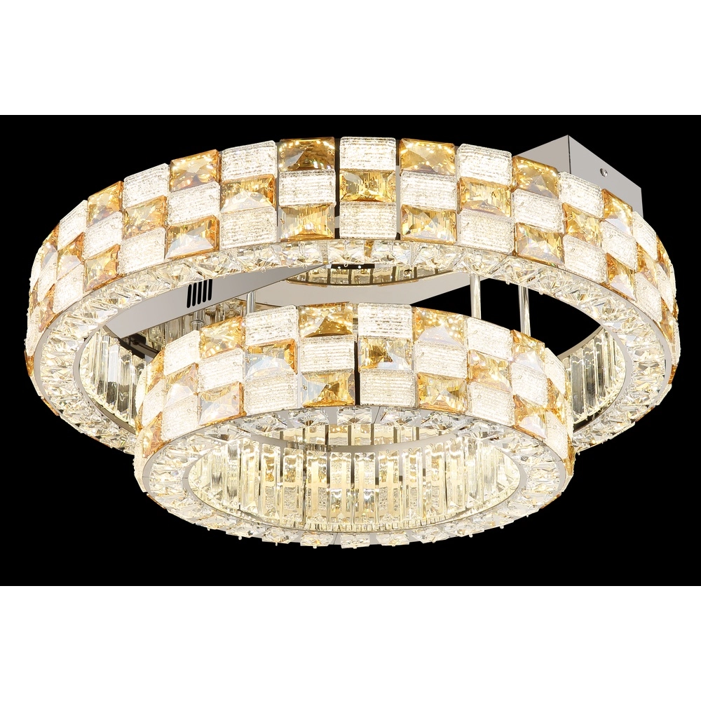 Plafondlamp Lidia Ø 61cm chroom Globo 9007371583096