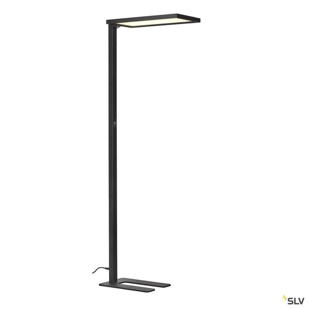 Led vloerlamp Worklight kantoor 195cm zwart SLV 4024163254632