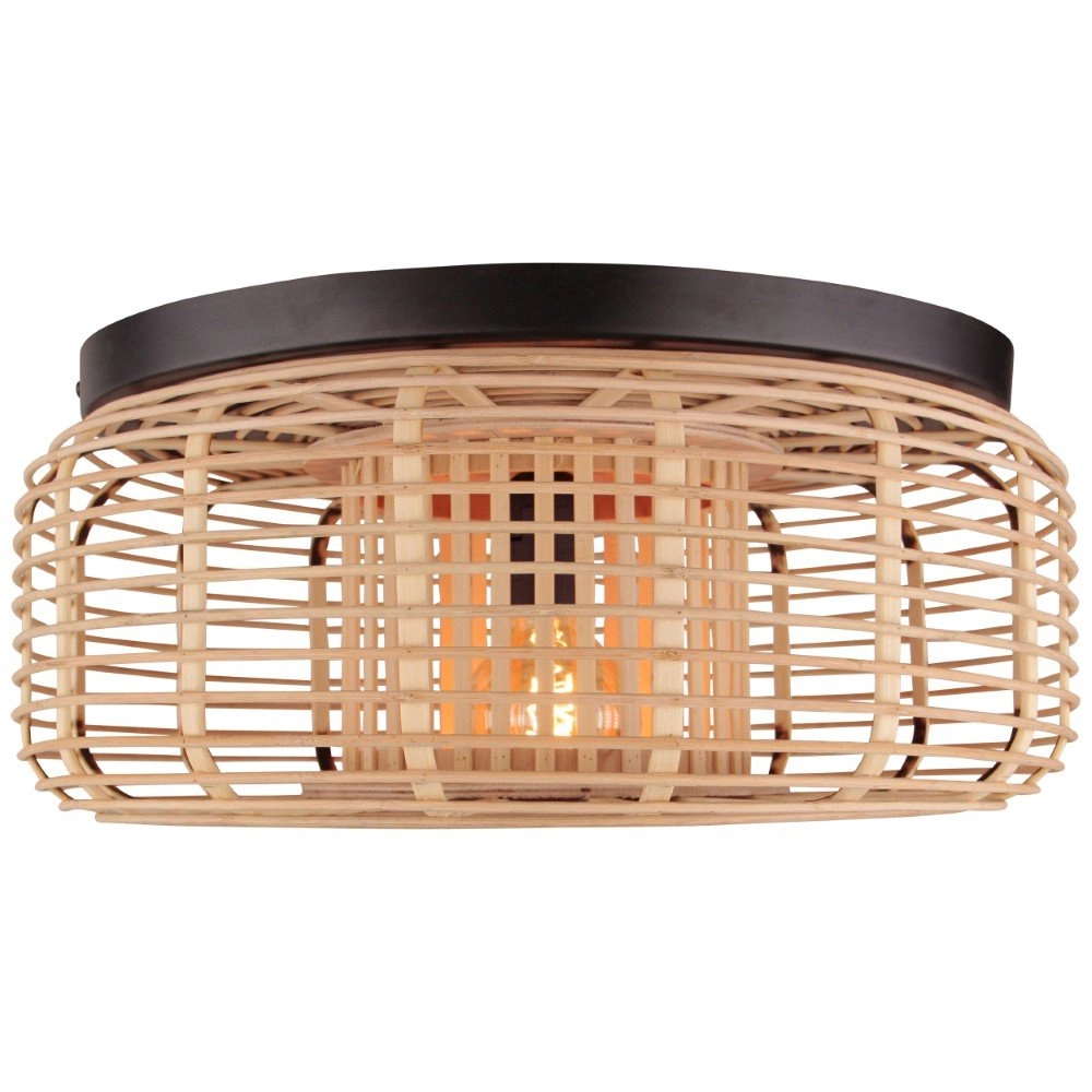 Plafondlamp Crosstown Rotan