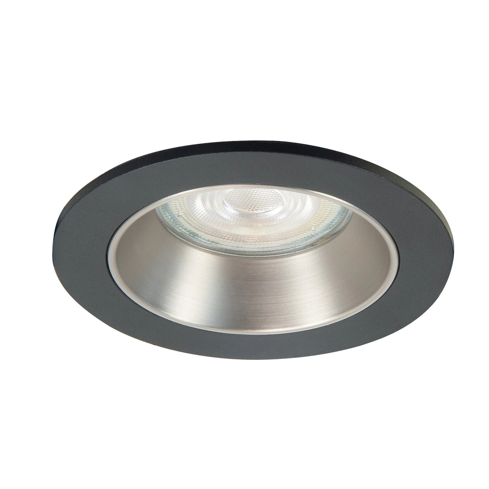 Design spot Downlights zwart met nikkel Ø 9,4cm
