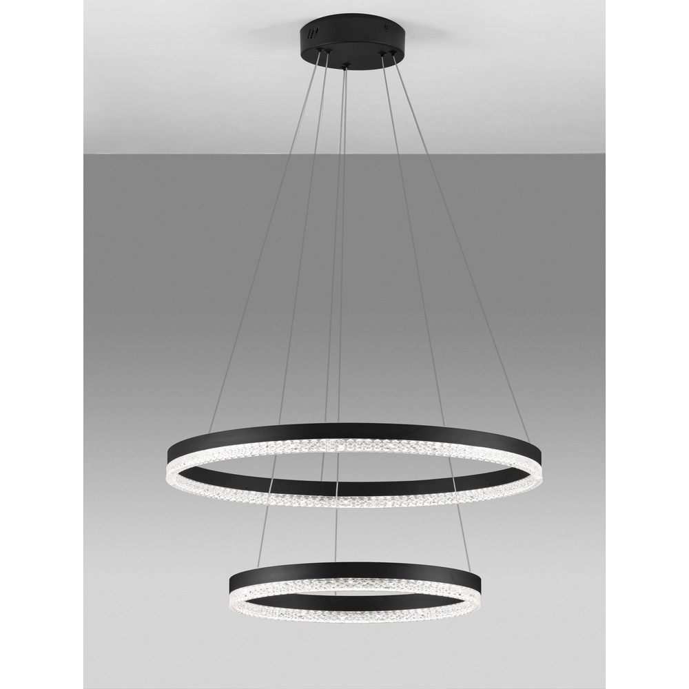 Hanglamp Adria zwart Ø 60cm double Lyora 5212017443809