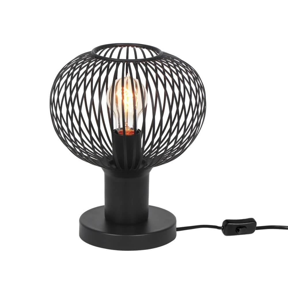 Draad tafellamp Gila Ø 23cm - zwart Trio 4017807629071