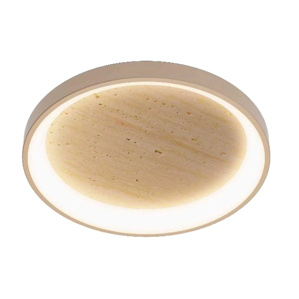 Moderne plafondlamp Meliciano zand bruin Ø 36cm