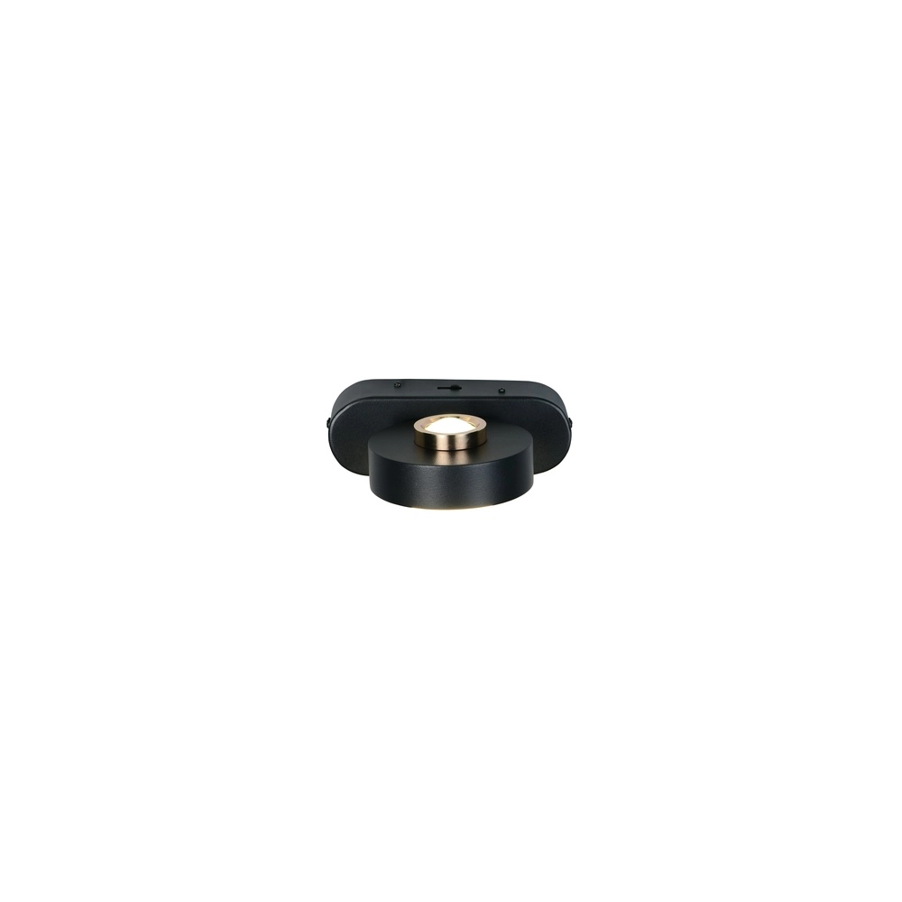 Wandlamp Arpino zwart 15cm Trio 4017807683639
