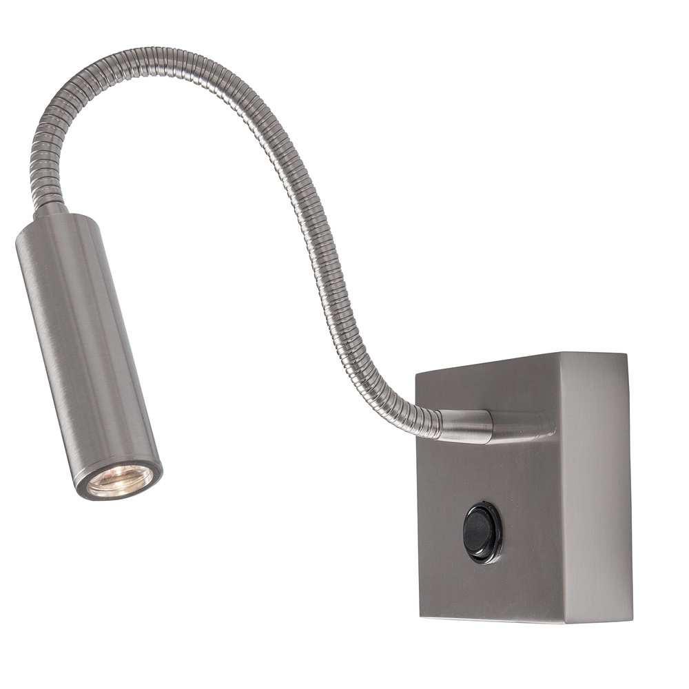 Bedlampje Madison chroom