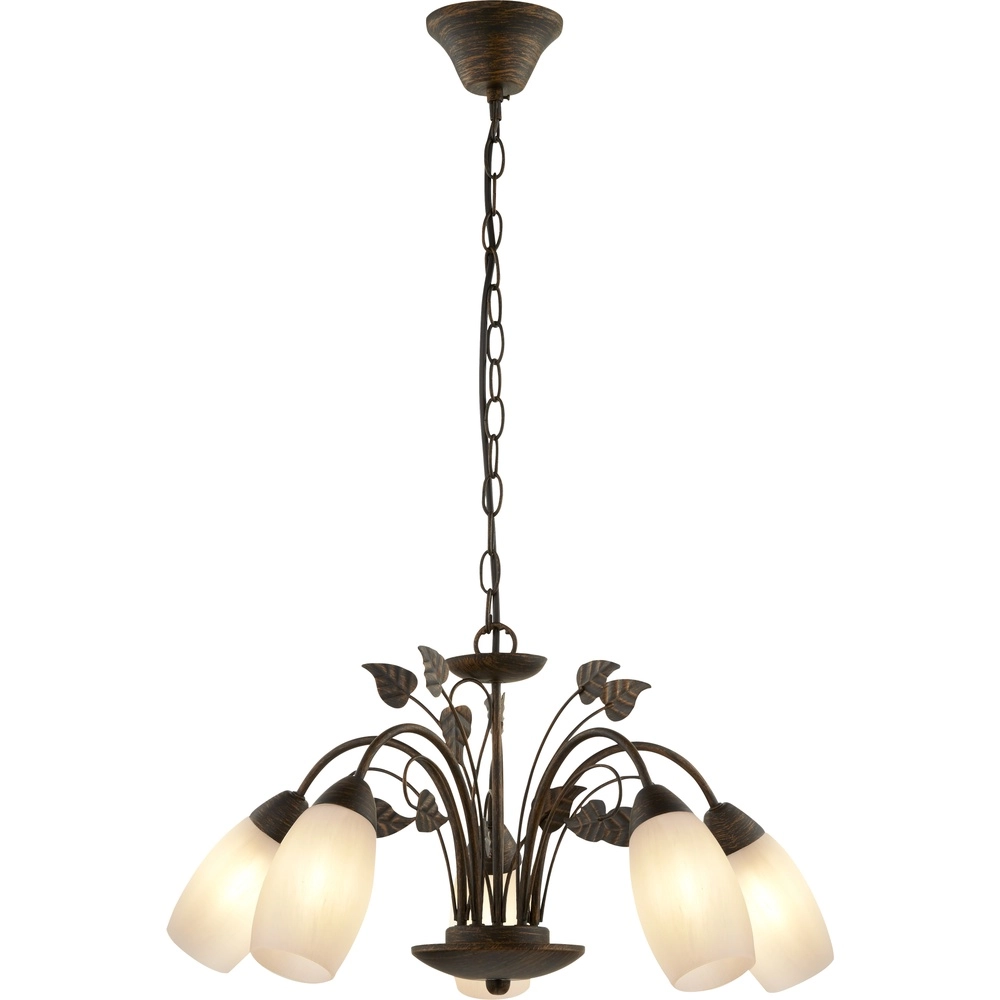 Klassieke hanglamp Venezia bruin Ø 50cm