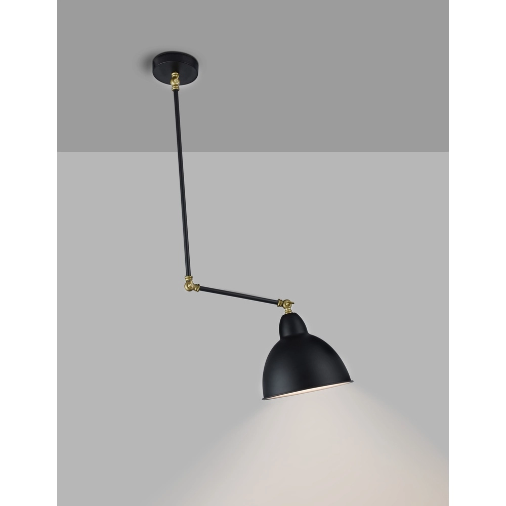 Plafondlamp Virgo zwart