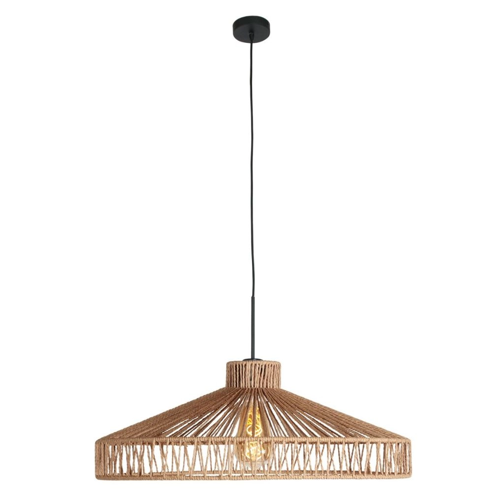 Hanglamp Ropex met rotan kap Ø50cm Steinhauer 8712746182767