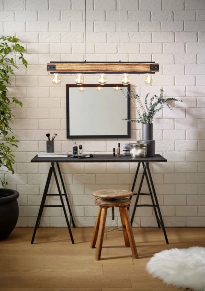 Landelijke Hanglamp Layham Eglo 9002759434687