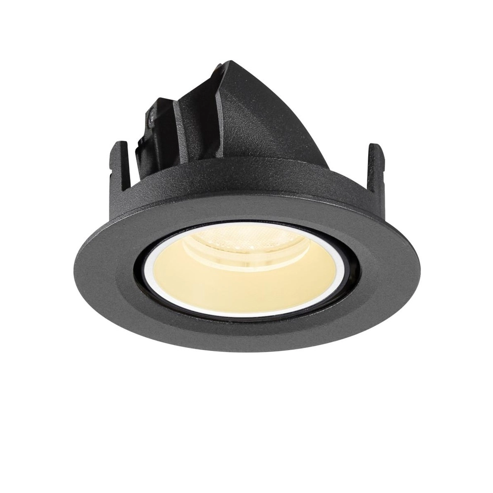 Inbouwspot Numinos Gimble XS zwart/wit 3000K - 40gr SLV 4024163307062