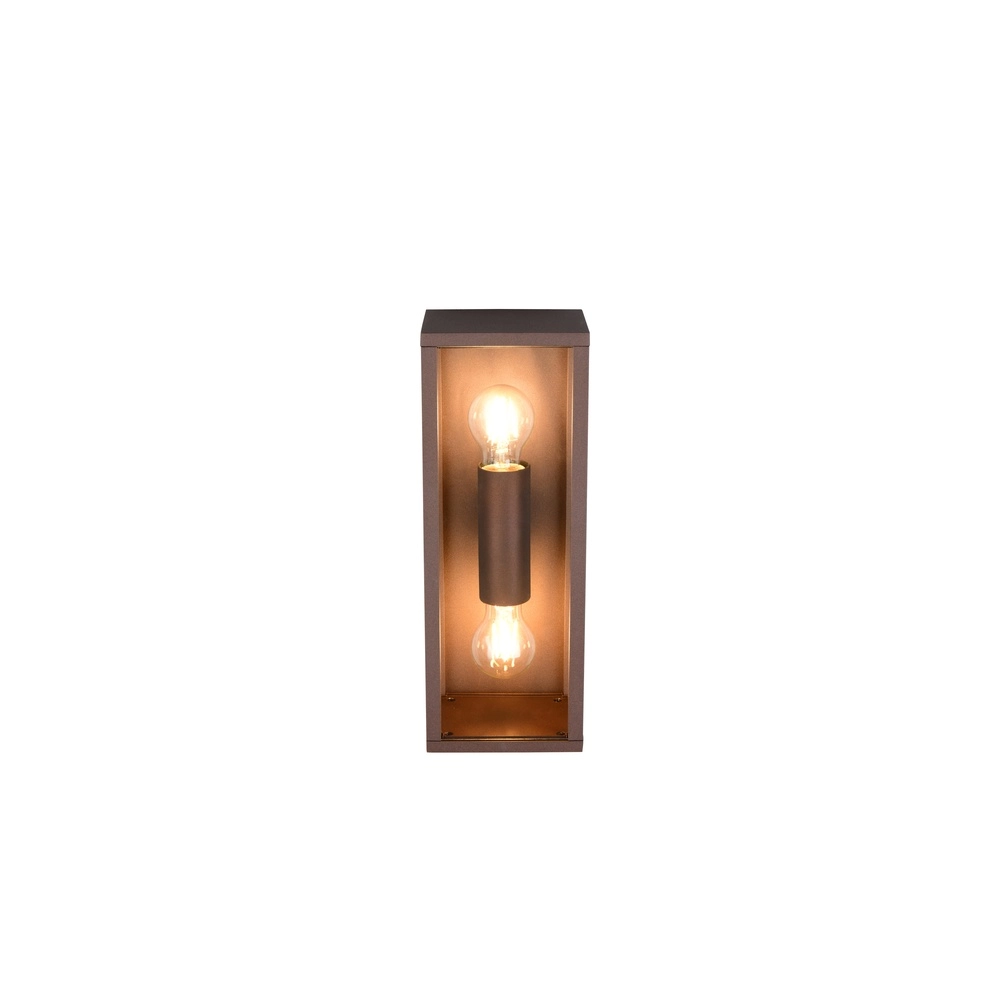 Moderne wandlamp Garonne M roestbruin Trio 4017807687392