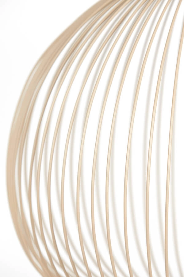 Crème hanglamp Rilana Ø 34cm Light & Living 8717807649760