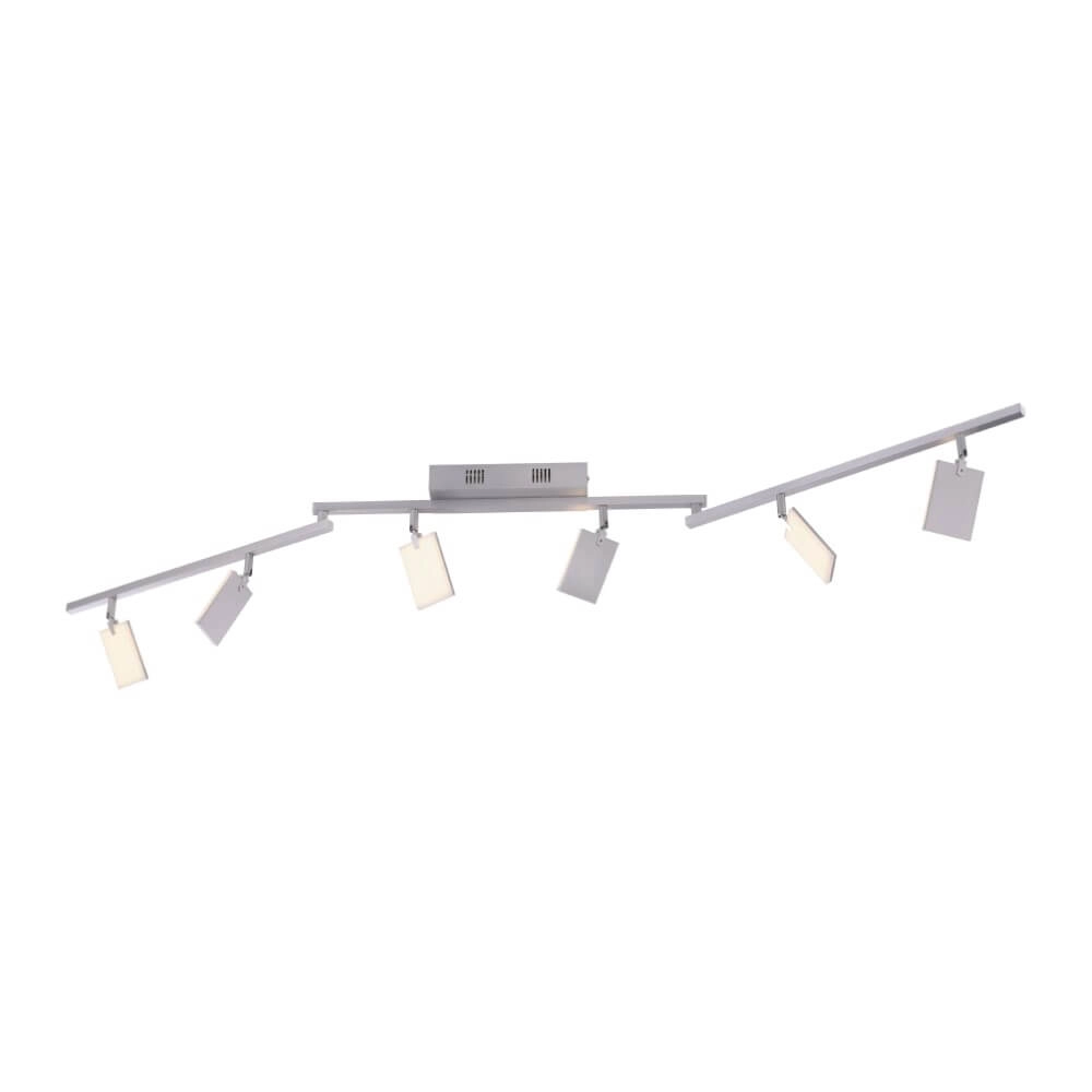 Plafondlamp Pure Mira 6-lichts aluminium Paul Neuhaus 4012248359389