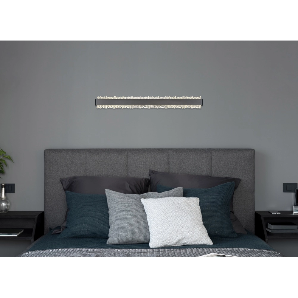 Zwarte wandlamp Stalagmita 70,5cm Globo 9007371569755
