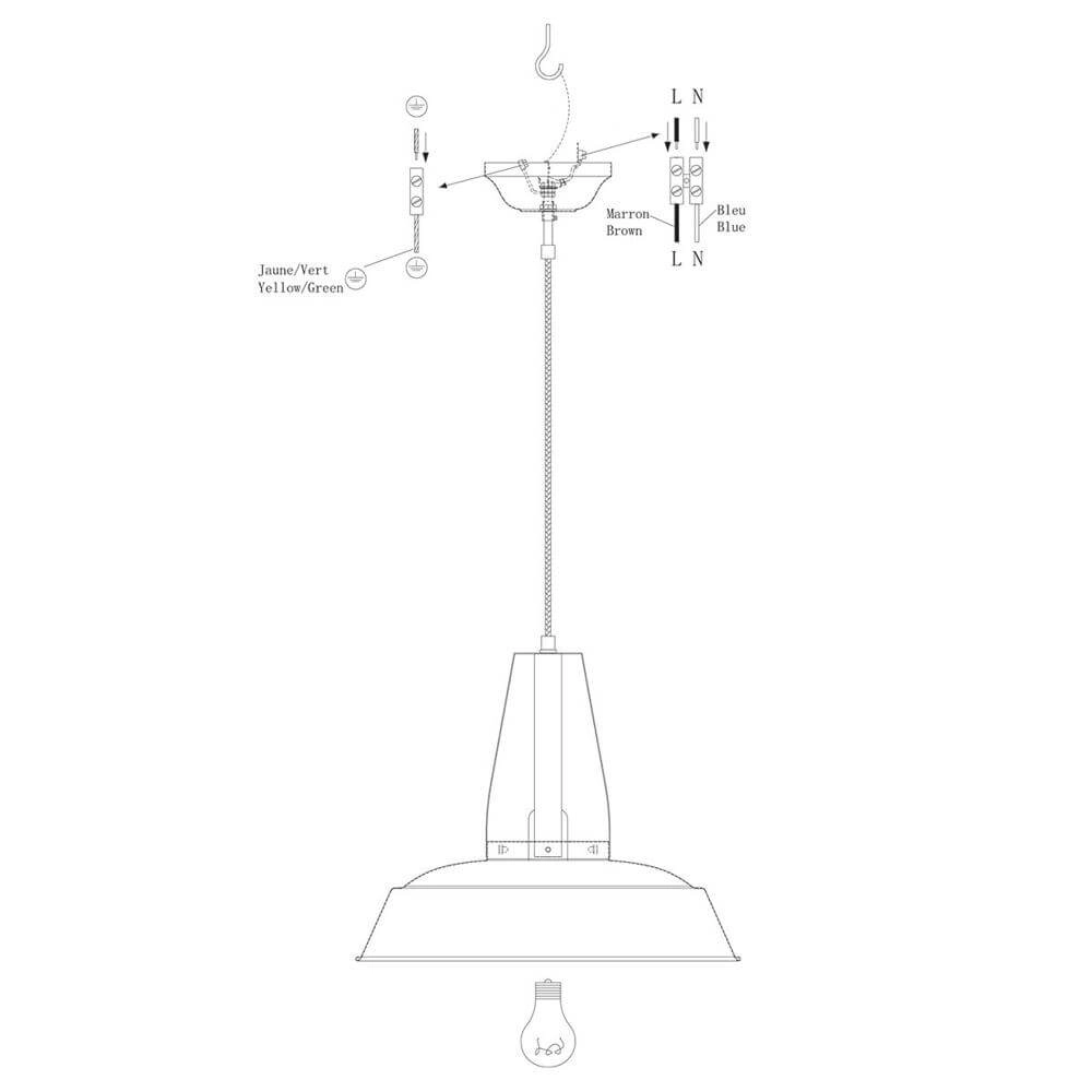 Hanglamp Eden crème Ø 42cm Steinhauer 8712746178708