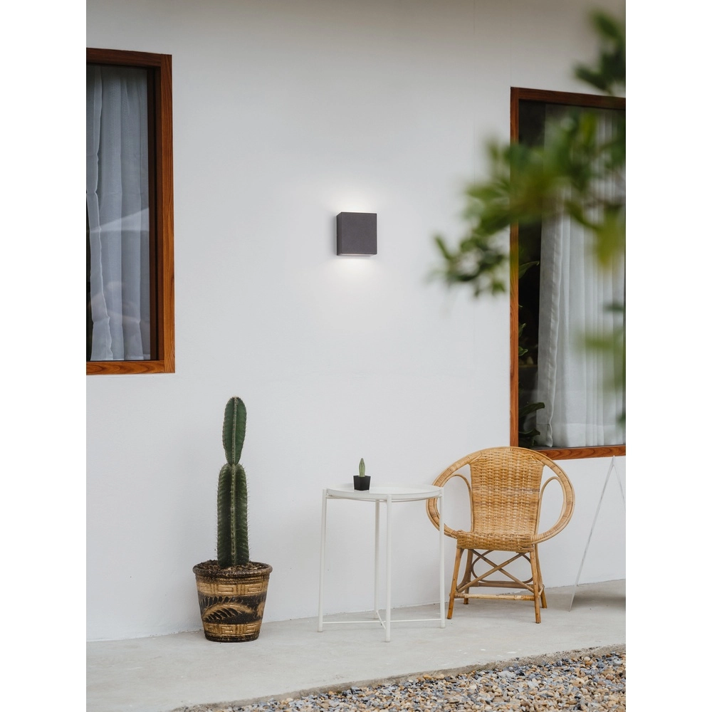 Wandlamp Zaro antraciet Lyora 5212017432803