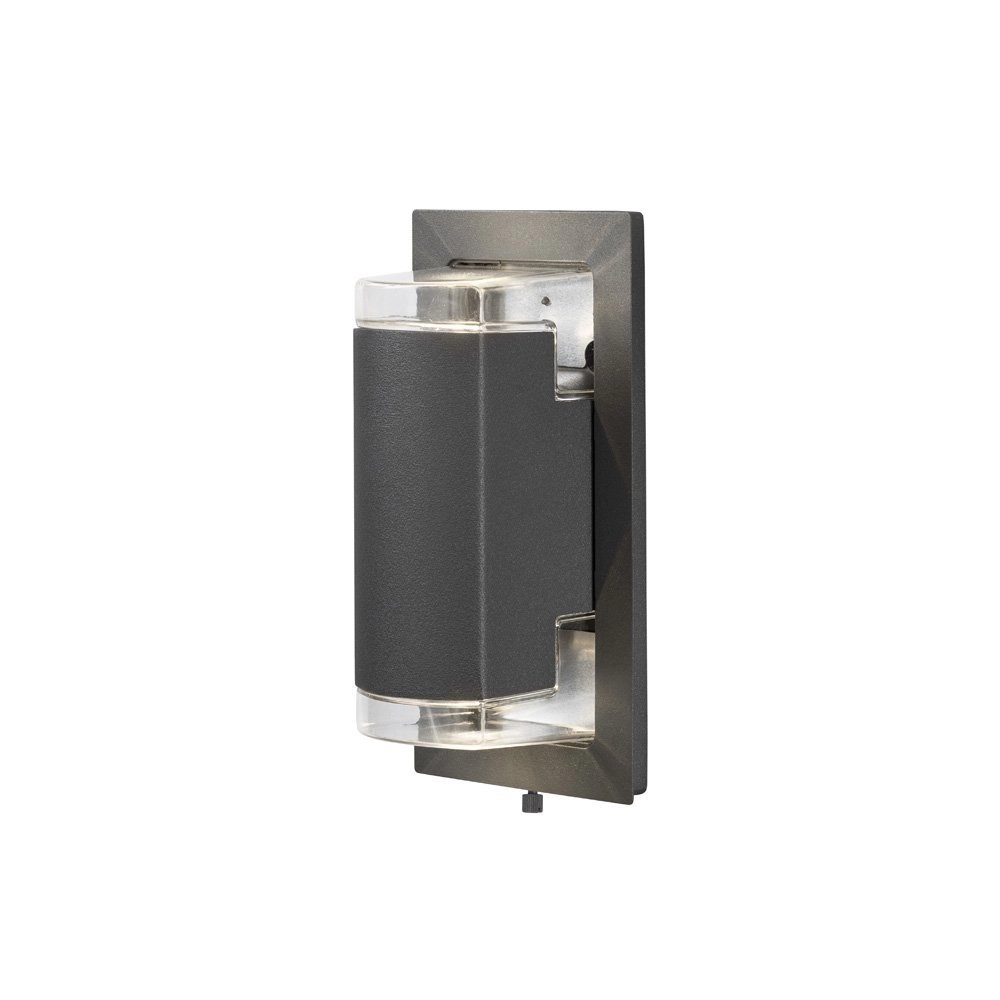 Wandspot Potenza 22cm antraciet