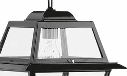 Vierkante hanglamp K14 zwart KS verlichting 8714732151801