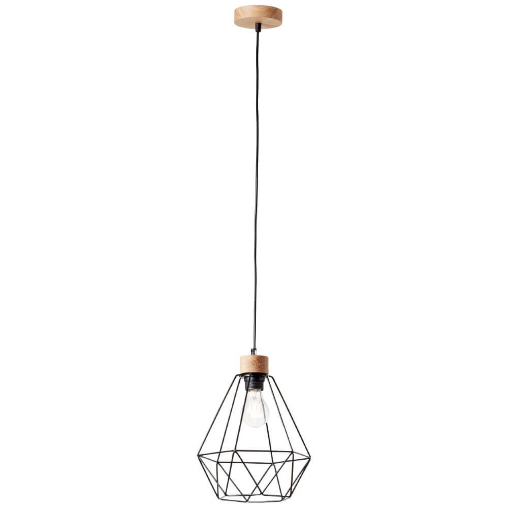 Ø 25cm hanglamp Drewno landelijke Brilliant 4004353396465
