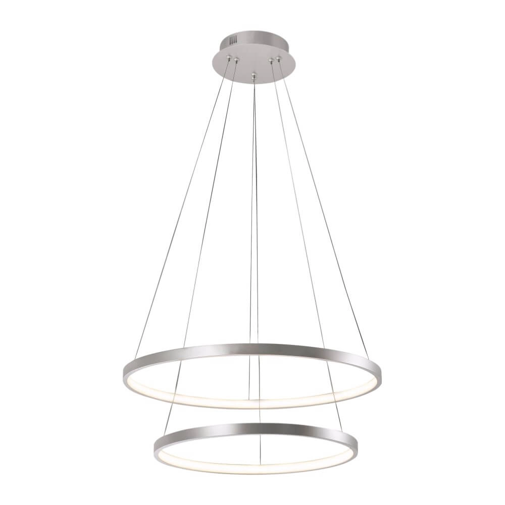 Ronde hanglamp Circle zilver