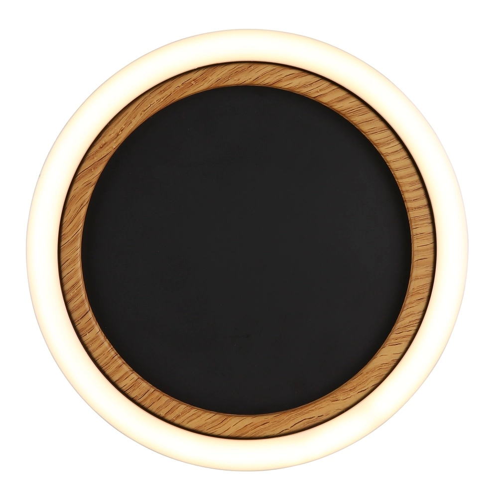Plafondlamp Dakari I enkele ring zwart Globo 9007371531783