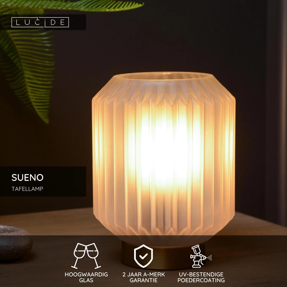 Tafellamp Sueno wit Lucide 5411212451477
