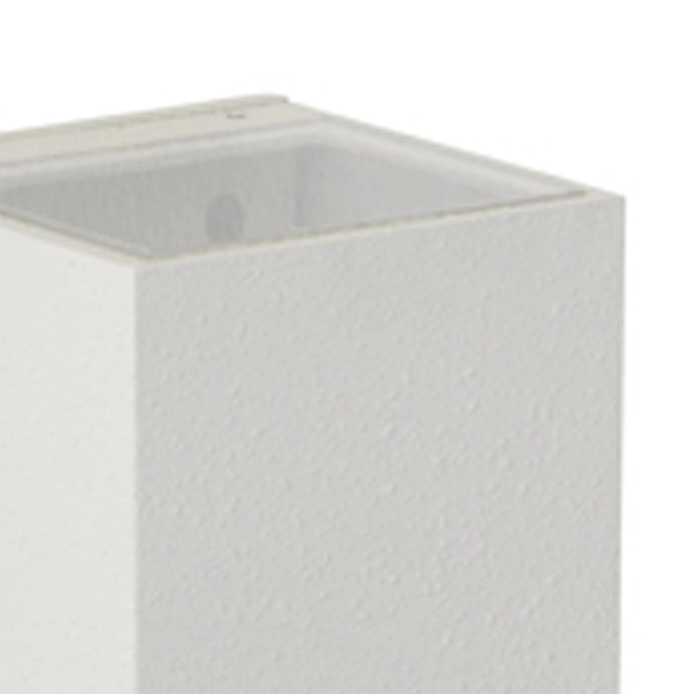 Vierkante Led muurlamp Rhain 10,5cm - wit Albert 4007235823721