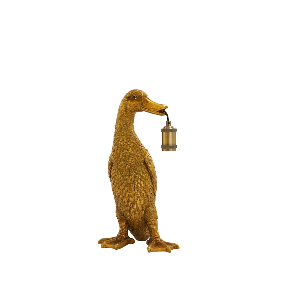 Tafellamp Duck eend brons 48,5cm Light & Living 8717807675561