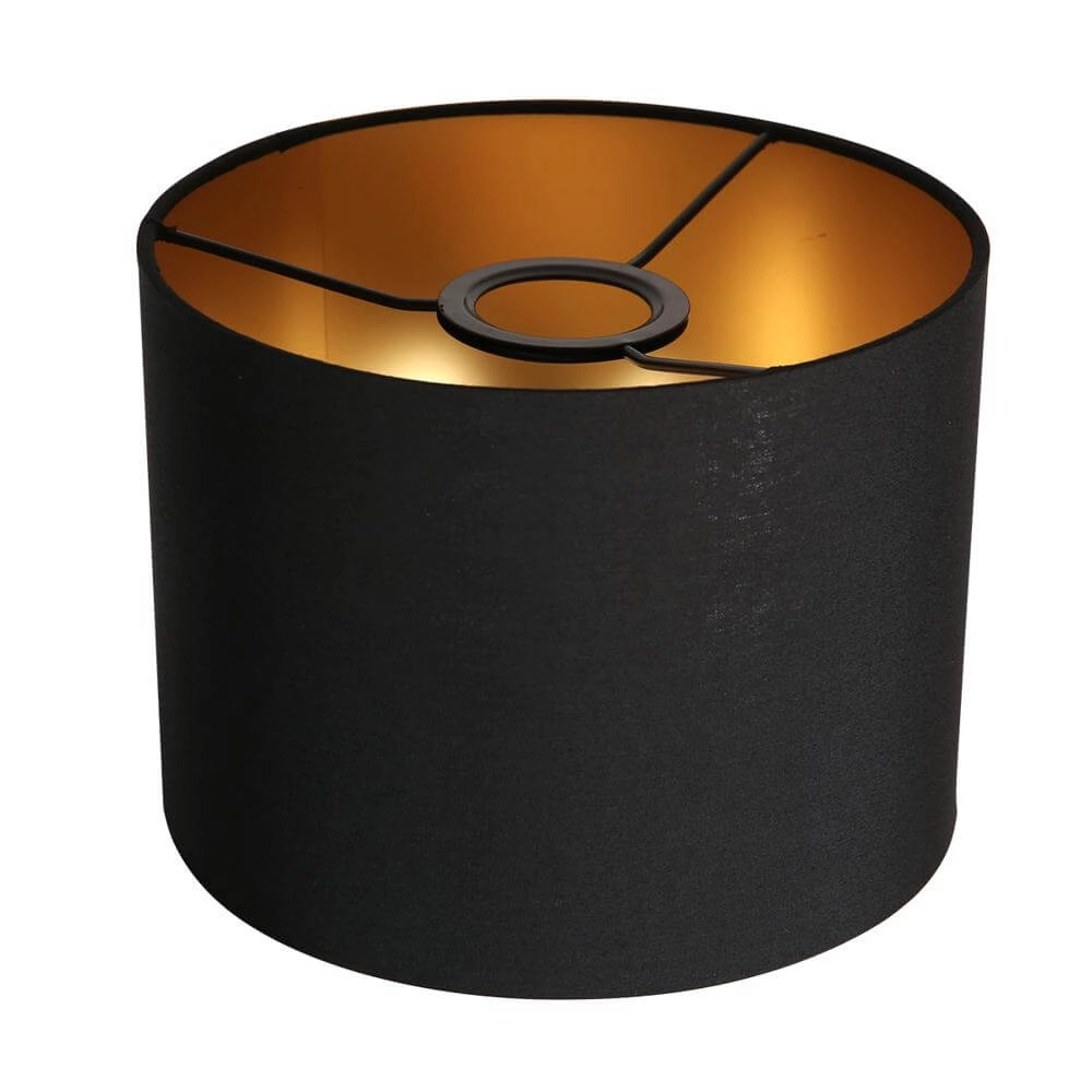 Vloerlamp Sparkled light met zwarte kappen Steinhauer 8712746175646