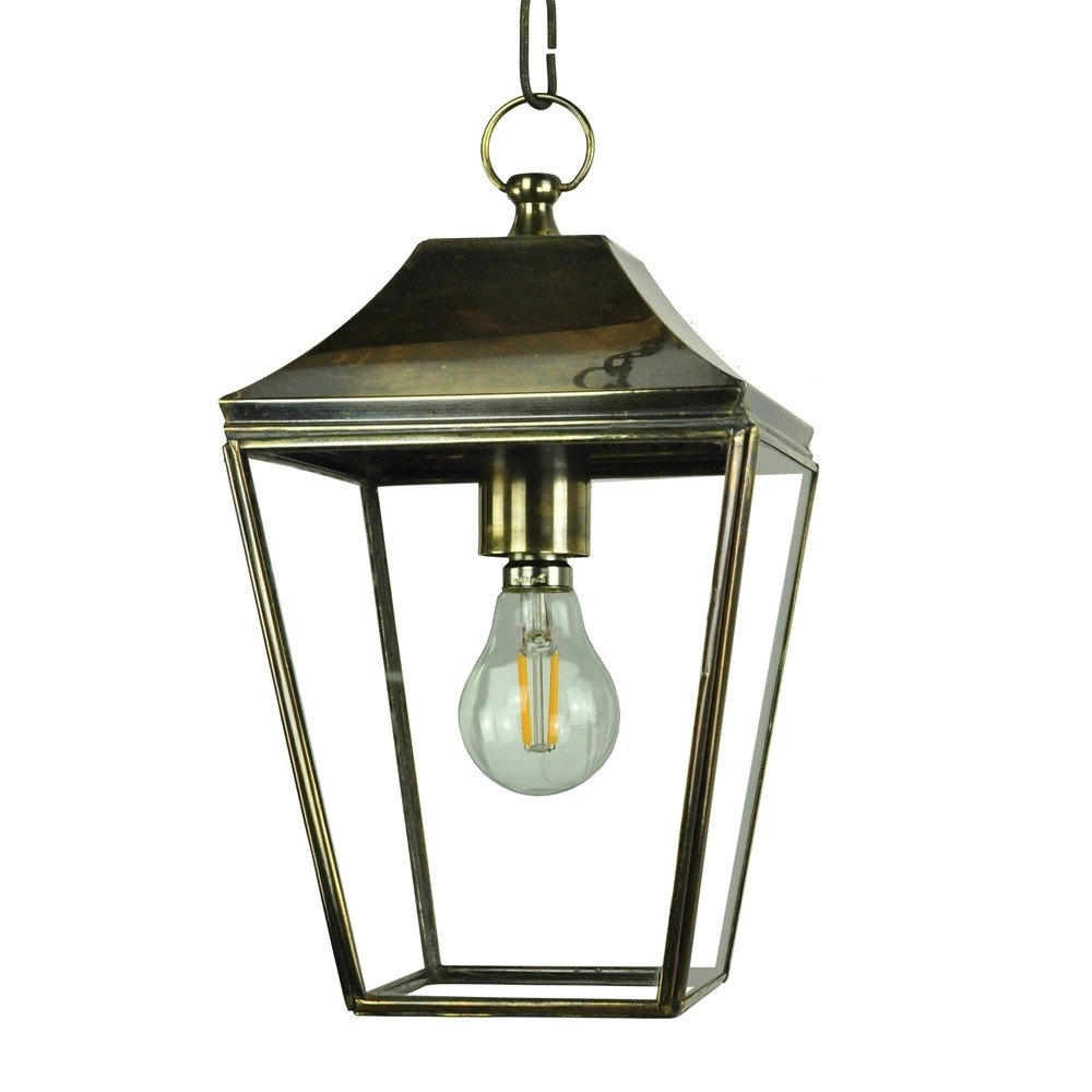 Landelijke hanglamp Knightbridge 37cm - antiek koper (ANT)