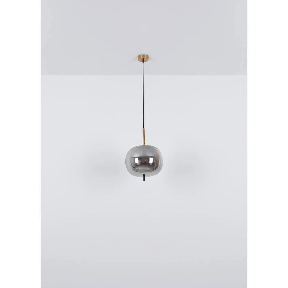 Gouden hanglamp Blacky I enkel Ø 30cm Globo 9007371422036