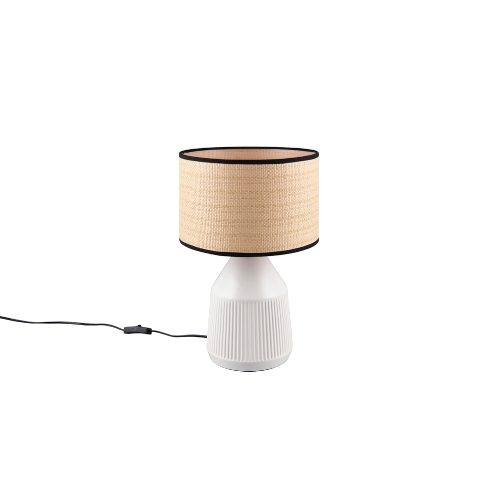Tafellamp Formentera Ø 28cm wit Trio 4017807680126