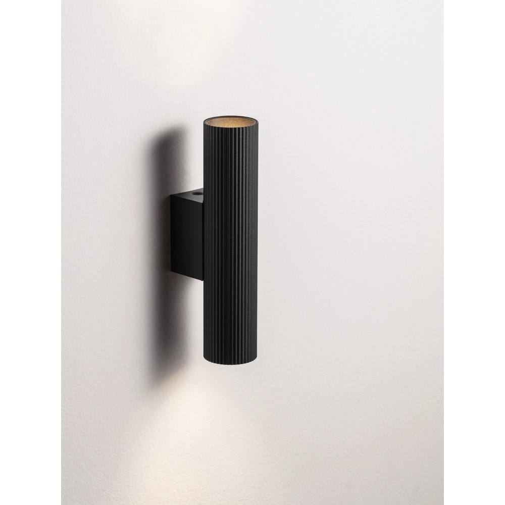Wandspot Comet up & down zwart