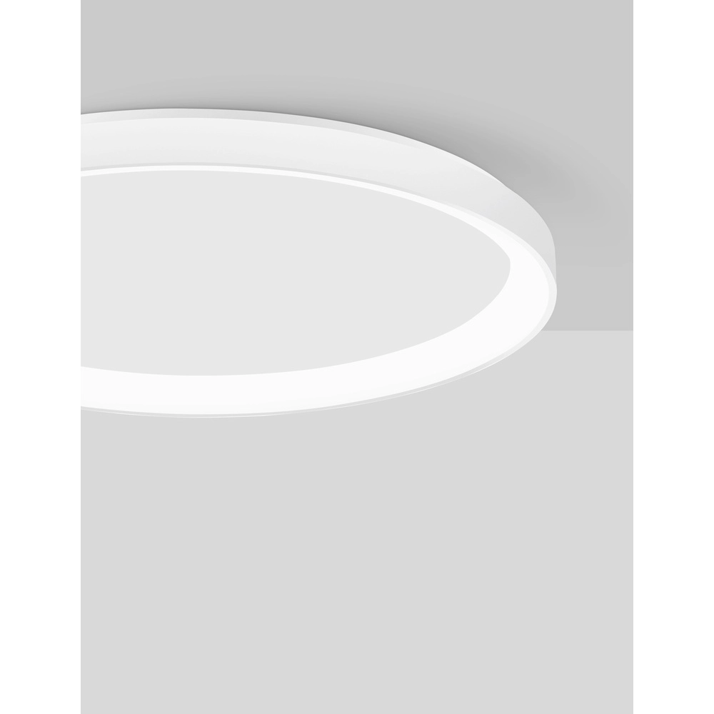 Design plafonniere Pertino Ø 58cm wit Lyora 5212017446008