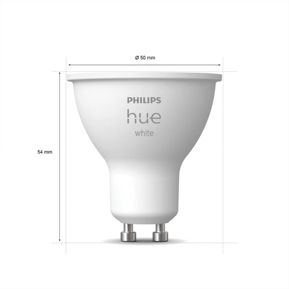 Hue - GU10 - 5W - White set van 2 Philips 8720169230231