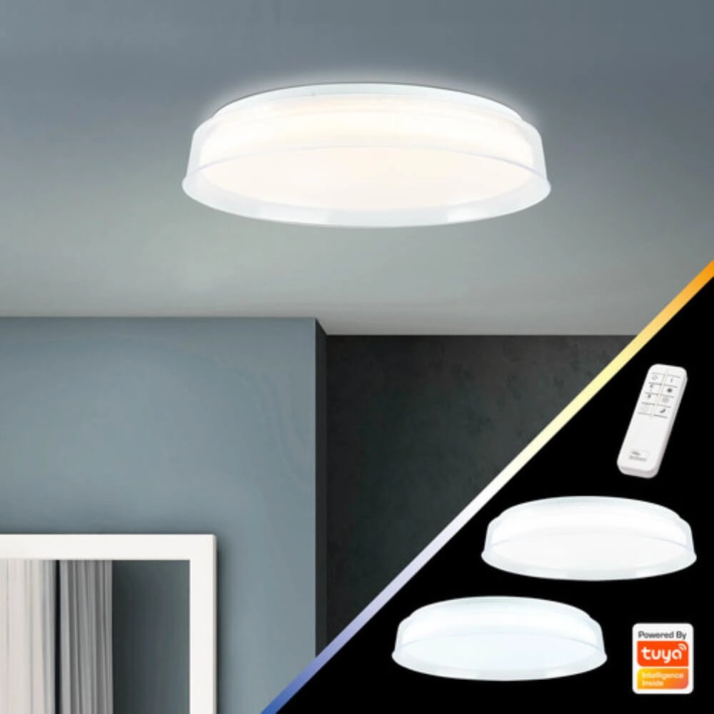 Led plafondlamp Leanna dimbaar met Tuya Brilliant 4004353379925