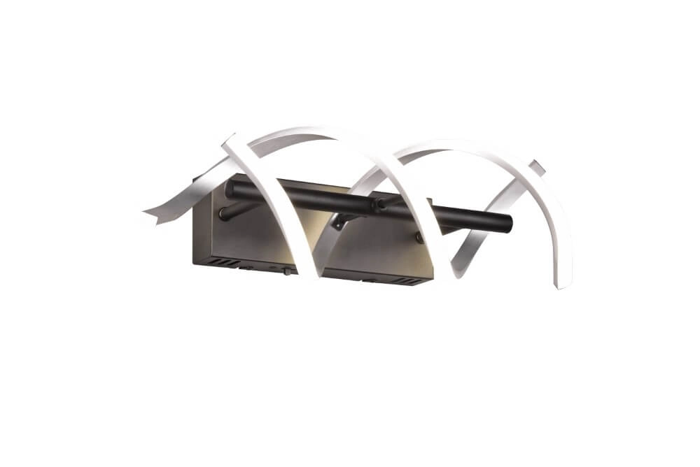 Design wandlamp Sequence geborsteld metaal