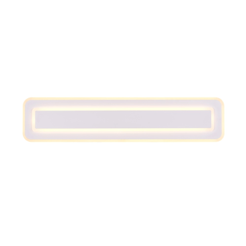 Moderne plafondlamp Riva wit 90cm Trio 4017807682953
