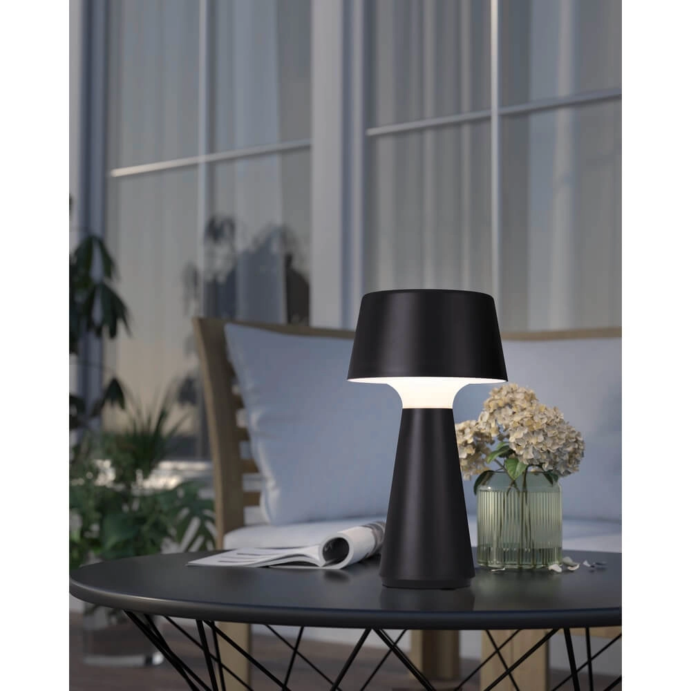 Oplaadbare tafellamp Scorrano zwart Eglo 9002759757960